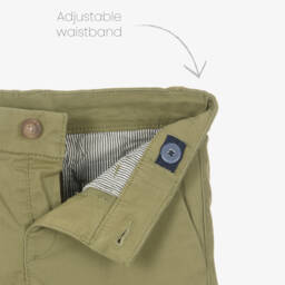 Mayoral-Мягкие оливковые хлопковые чиносы для мальчиков | Childrensalon Outlet