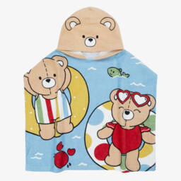 Mayoral Newborn-Boys Soft Sky Bear Poncho | Childrensalon Outlet