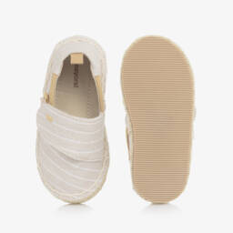 Mayoral-Boys Taupe Linen Cotton Espadrilles | Childrensalon Outlet