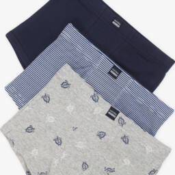 Mayoral-Boys Trio of Comfy Blue Boxers | Childrensalon Outlet