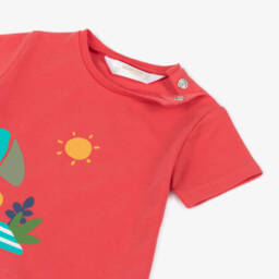 Mayoral Newborn-Boys Tropical Red Beachwear Trio | Childrensalon Outlet