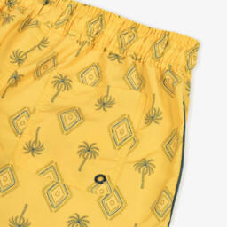 Mayoral Nukutavake-Boys Tropical Yellow Beach Shorts | Childrensalon Outlet