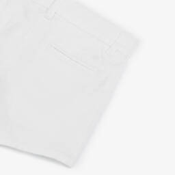 Mayoral-Boys Twill White Summer Shorts | Childrensalon Outlet