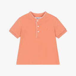 Mayoral-Boys Vibrant Cotton Collar-Free Polo | Childrensalon Outlet