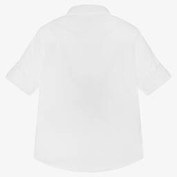 Mayoral-Boys White Cotton Shirt | Childrensalon Outlet