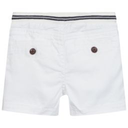 Mayoral-Boys White Cotton Shorts | Childrensalon Outlet