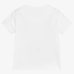 Mayoral-Белая хлопковая футболка для мальчиков | Childrensalon Outlet