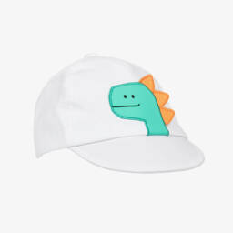 Mayoral Newborn-Boys White Dino Adventure Hat | Childrensalon Outlet