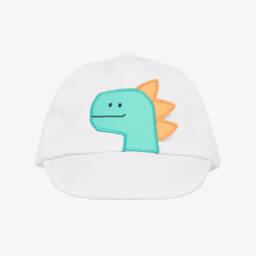 Mayoral Newborn-Boys White Dino Adventure Hat | Childrensalon Outlet