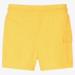 Mayoral-Boys White & Yellow Shorts Set | Childrensalon Outlet