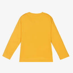 Mayoral-Boys Yellow Cotton Car Top | Childrensalon Outlet
