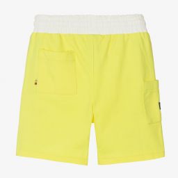 مايورال-شورت قطن جيرسي لون أصفر فاقع للأولاد | Childrensalon Outlet