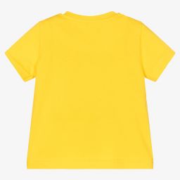 Mayoral-Boys Yellow Cotton T-Shirt | Childrensalon Outlet