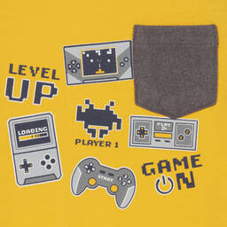 Mayoral-Желто-серая пижама для мальчиков | Childrensalon Outlet