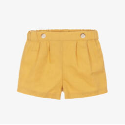 Mayoral Для новорожденных-Летний комплект для мальчиков жёлтый и кремовый | Childrensalon Outlet