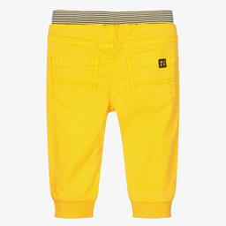 Mayoral-Boys Yellow Jogger Trousers | Childrensalon Outlet