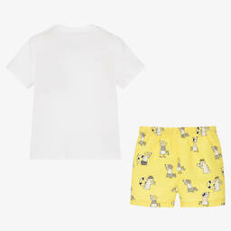 مايورال-طقم شورت سباحة أطفال ولادي لون أصفر | Childrensalon Outlet