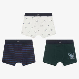 مايورال-شورت بوكسر قطن مستدام جيرسي للأولاد (عدد 3) | Childrensalon Outlet