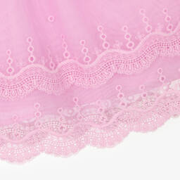 Mayoral-Нежное розовое платье из тюля с вышивкой для девочек | Childrensalon Outlet