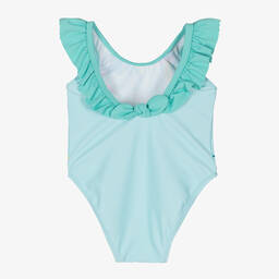 Mayoral-Изумрудный купальник с воланами для девочек | Childrensalon Outlet