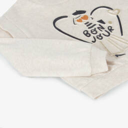 Mayoral-بدلة رياضية قطن لون كحلي وبيج للبنات | Childrensalon Outlet