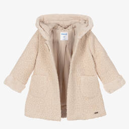 مايورال-معطف بوكليه أطفال بناتي لون بيج | Childrensalon Outlet