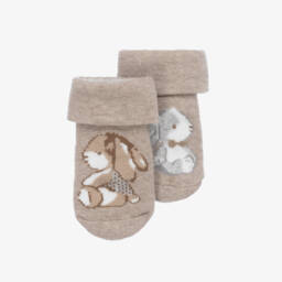 مايورال Newborn-جوارب بيبي قطن لون بيج | Childrensalon Outlet