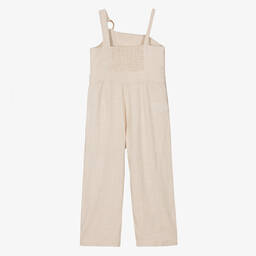 Mayoral-Бежевый комбинезон для девочек | Childrensalon Outlet