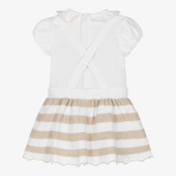 Mayoral Для новорожденных-Бежевый вязаный сарафан для девочек | Childrensalon Outlet