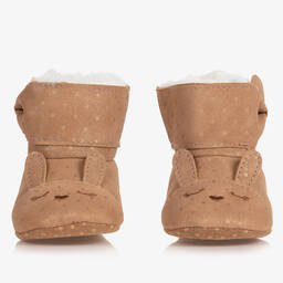 مايورال Newborn-بوت شامواه صناعي لون بيج لمرحلة قبل المشي | Childrensalon Outlet