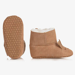 مايورال Newborn-بوت شامواه صناعي لون بيج لمرحلة قبل المشي | Childrensalon Outlet