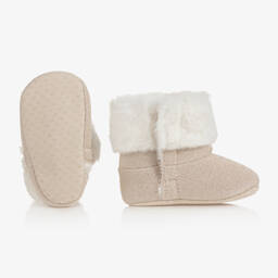 مايورال Newborn-بوت محبوك لون بيج لمرحلة قبل المشي للمولودات | Childrensalon Outlet