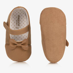 Mayoral Для новорожденных-Бежевые пинетки для девочек | Childrensalon Outlet