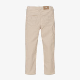 Mayoral-Girls Beige Sparkle Cord Trousers | Childrensalon Outlet
