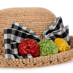 Mayoral-Girls Beige Straw Hat  | Childrensalon Outlet