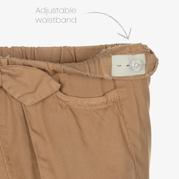 مايورال-بنطلون أطفال بناتي ليوسيل تويل مستدام لون بيج | Childrensalon Outlet