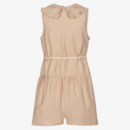 Mayoral-Бежевый комбинезон из вискозы для девочек | Childrensalon Outlet