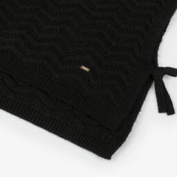 Mayoral-Girls Black Chevron Knit Slipover | Childrensalon Outlet