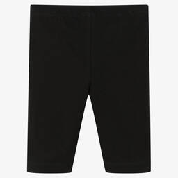 Mayoral-Girls Black Cotton Cycling Shorts | Childrensalon Outlet