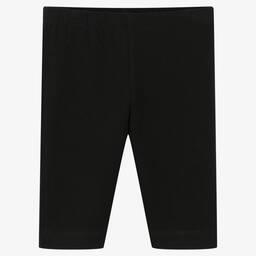 Mayoral-Girls Black Cotton Cycling Shorts | Childrensalon Outlet