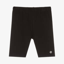 Mayoral-Girls Black Cotton Cycling Shorts | Childrensalon Outlet