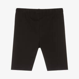 Mayoral-Girls Black Cotton Cycling Shorts | Childrensalon Outlet