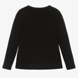 Mayoral-Черный хлопковый топ для девочек | Childrensalon Outlet