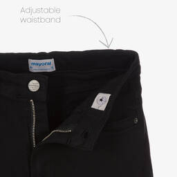 Mayoral-Черные джинсовые шорты для девочек | Childrensalon Outlet