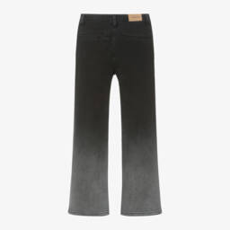Mayoral-Girls Black Fade Denim Trousers | Childrensalon Outlet