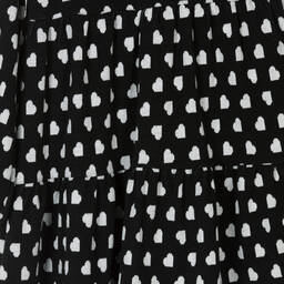 Mayoral-Черное платье с сердечками и сумка | Childrensalon Outlet