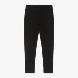 Mayoral-Girls Black Houndstooth Velvet Leggings | Childrensalon Outlet