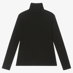 Mayoral-Черный трикотажный свитер с высоким воротом | Childrensalon Outlet