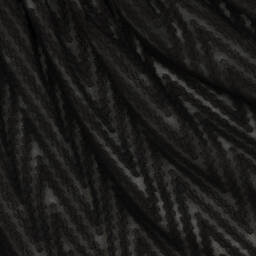 Mayoral-فستان زيغ زاغ شيفون لون أسود | Childrensalon Outlet