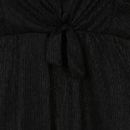 Mayoral-Черный комбинезон с блестками | Childrensalon Outlet